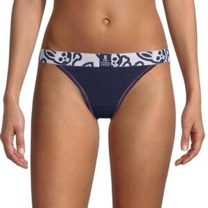 New -PSYCHO BUNNY Skull-Print Banded Thong